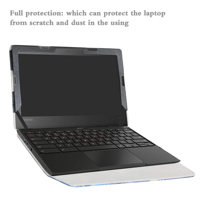 Alapmk غطاء واقي Alapmk لجهاز Lenovo 500e Chromebook الجيل 3/300e Chromebook الجيل 3/100e Chromebook الجيل 3 لابتوب 11.6" (تحذير: لا يناسب 100e Windows و300e Windows الجيل الأول) ، ليلة النجوم - Image 5